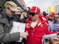 FORMULA ONE TEST DAYS 2018 - KIMI RAIKKONEN Royalty Free Stock Photo